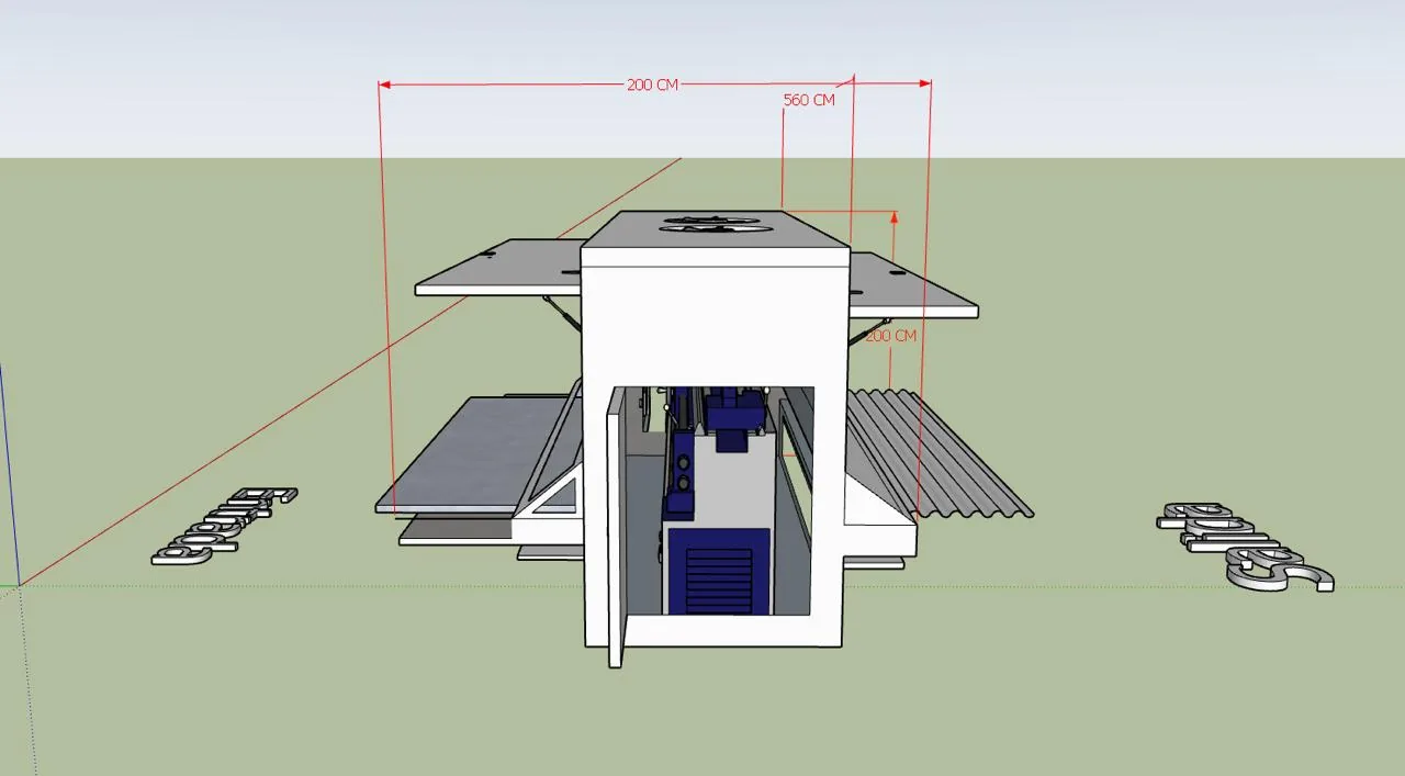 Gabinete de generador eléctrico